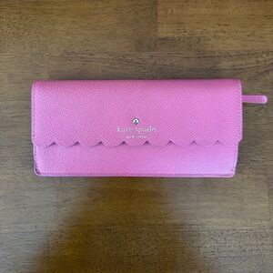 Kate Spade Morris Lane Wallet (warm guava / pink)